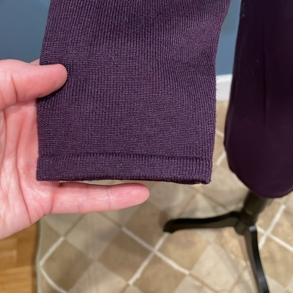 Philosophy Cashmere Blend Plum Dress XL - Picture 3 of 10